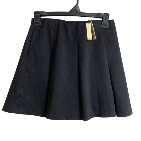 OGL Move Black Pleated Cotton Blend Ponte Pickleball Tennis Skort Pocket Skirt S - Picture 9 of 9